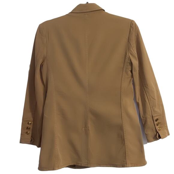Current Elliott Jacket Women's Size XS Gold Button Detail Pockets Blazer - Picture 2 of 6